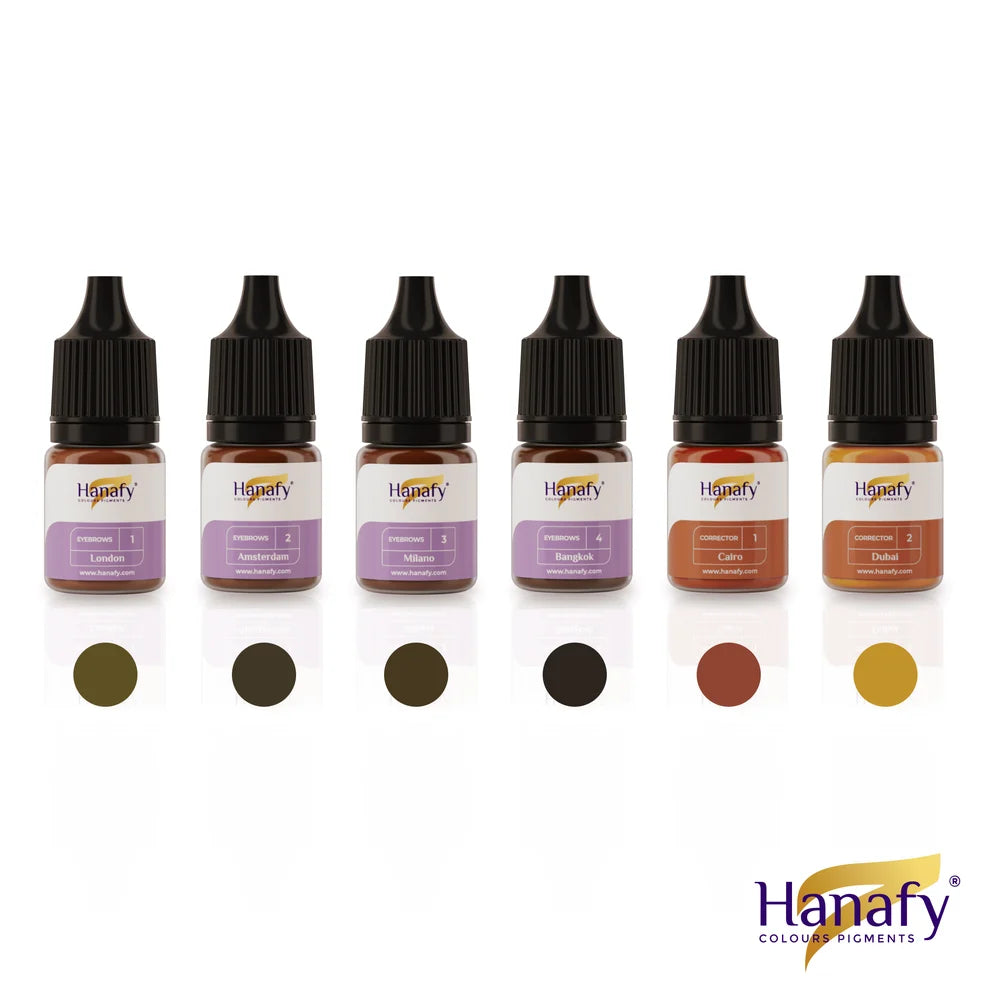 Hanafy Mineral Eyebrows Pigment Set