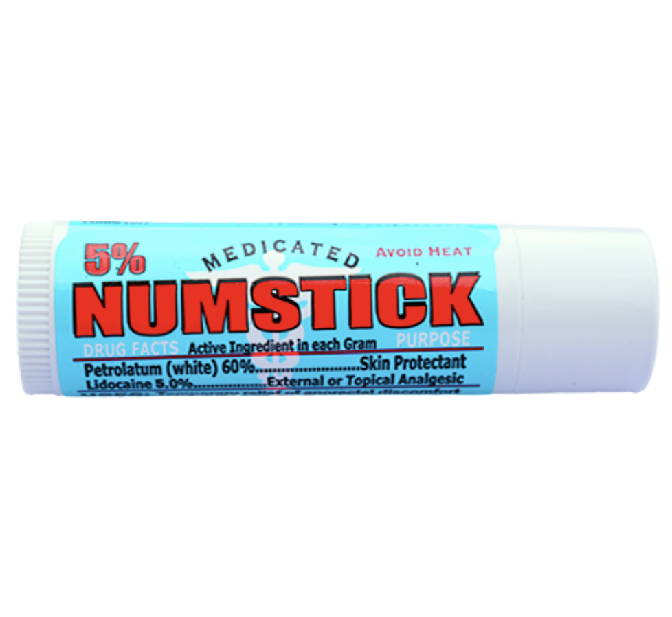 Anestésico tópico con lidocaína NumSTICK 