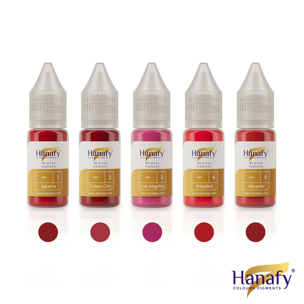 Hanafy Passion Palette Lips Pigment Set