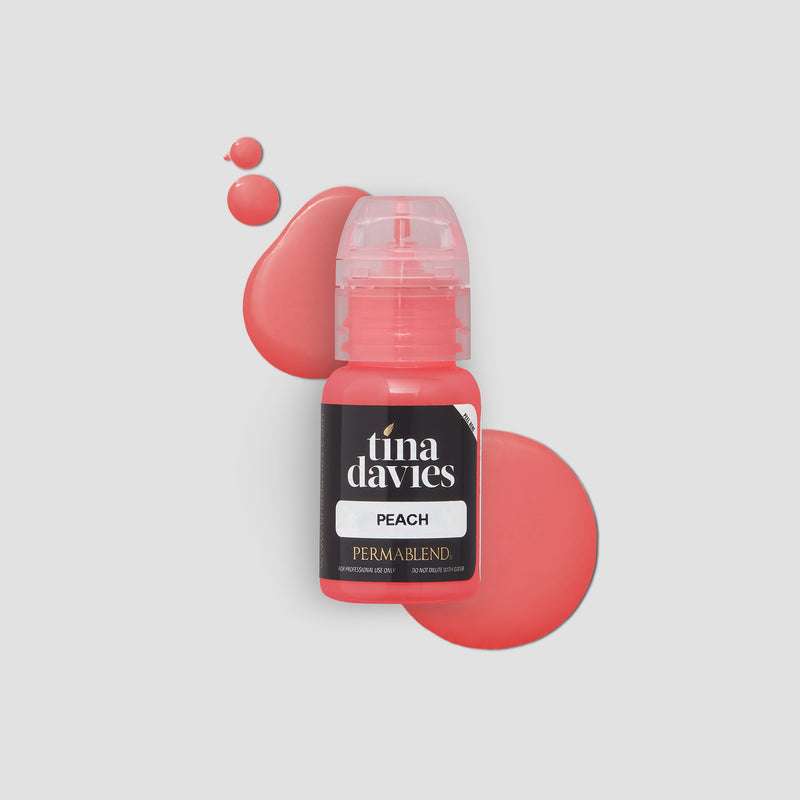 Tina Davies Lust Peach Lip Pigment, included 15 ml bottle
