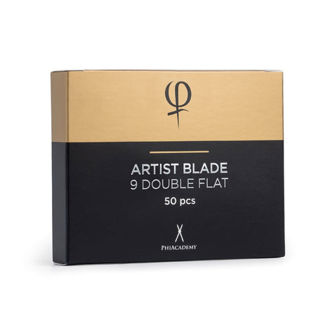 PhiBrows 9-Double-Flat Blade 50pcs