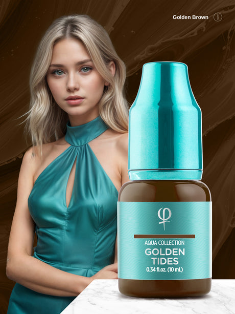 Phi Golden Tides PMU Pigment 0.34 fl oz (10ml)