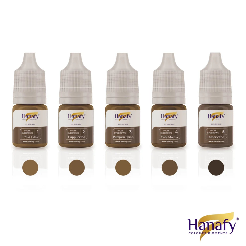 Hanafy Pulse Eyebrows Pigment Set