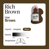 Rich Brown Perma Blend Pigment for Brow PMU 0.5 oz (15 ml)