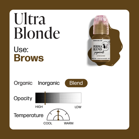 Pigmento permanente Ultra Blonde de 0,5 oz (15 ml)