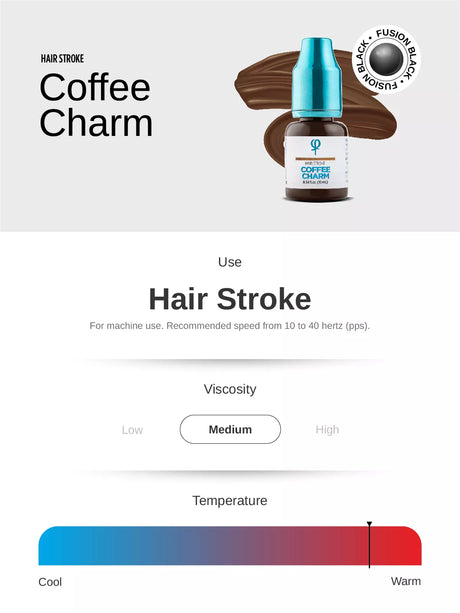 Phi Coffee Charm PMU Hair Stroke Pigment 0.34 fl oz (10ml)