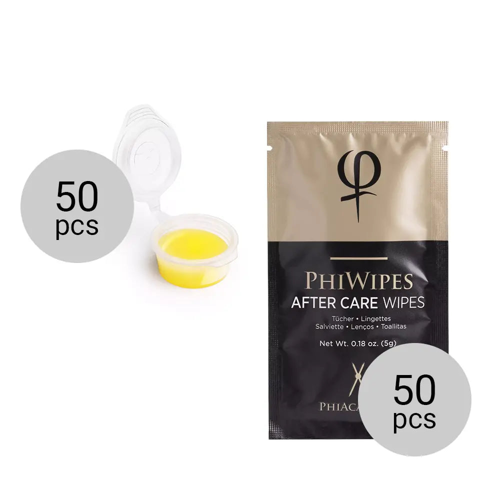 Aftercare Set: PhiWipes Aftercare Wipes 50pcs + Skin Candy Monodose Balm 50pcs