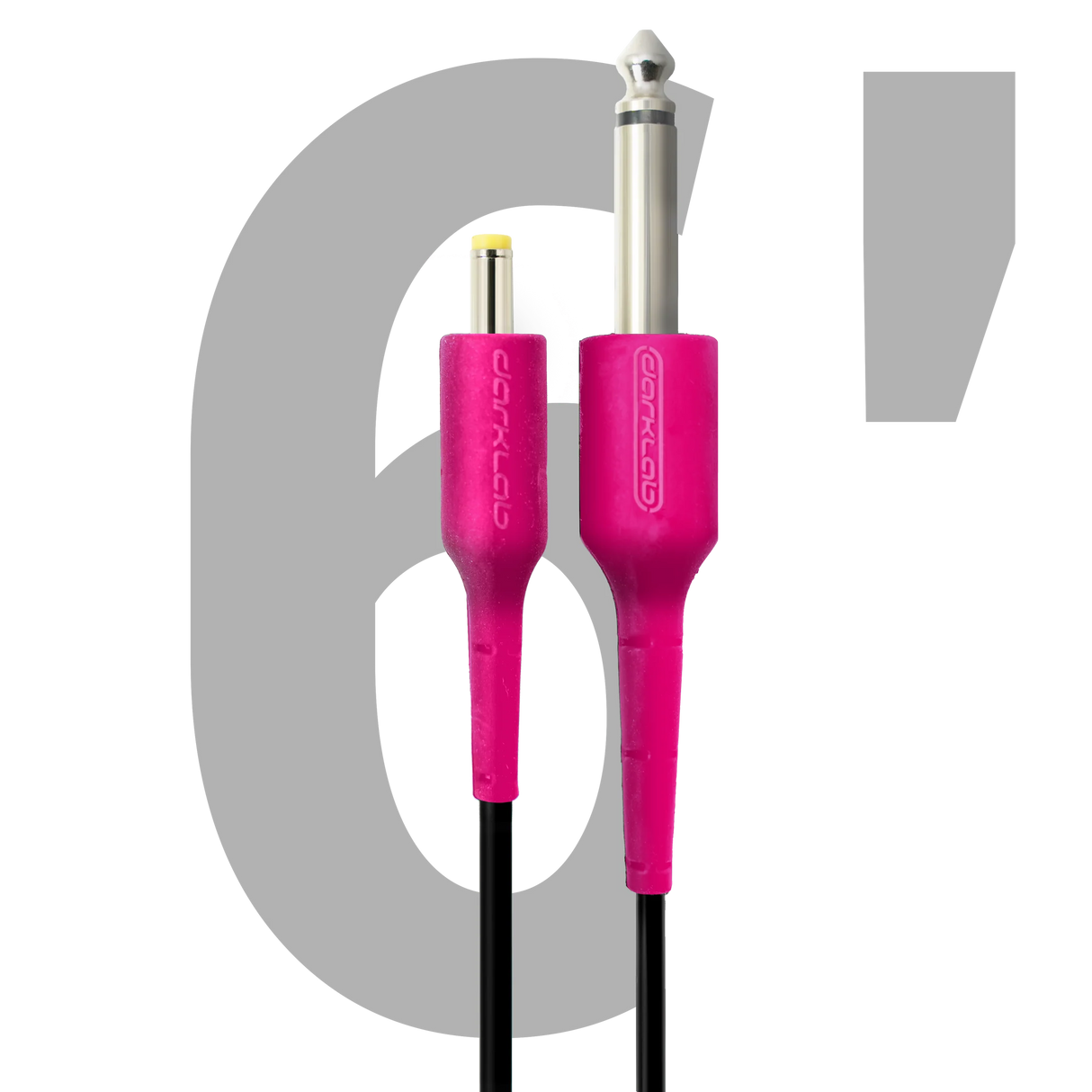 Cable mini DC Air para máquina PMU de 6 pies, color rosa, de Darklab