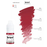 Acrylic Dark Red Brovi Lip Pigment 0.17 fl oz (5 ml)