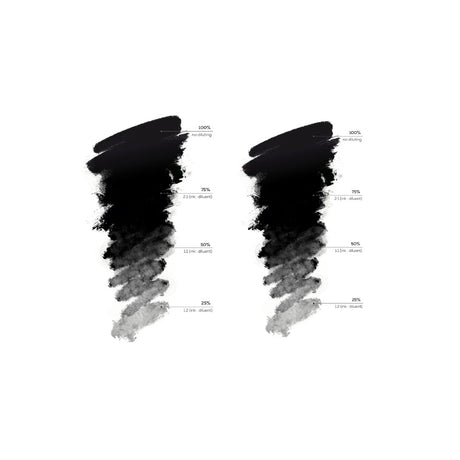 Brovi Black Eyeliner Pigment Set — color swatch palette
