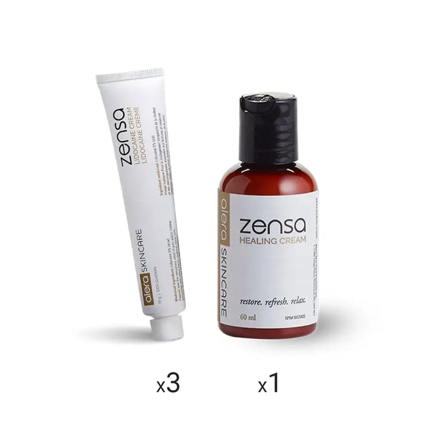 Zensa Bundle Deal - 3 x Zensa Numbing Cream + 1 x Zensa Healing Cream