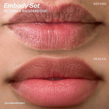 Carla Ricciardone Embody Set for Lips - Perma Blend LUXE Pigments 8 x 0.5 oz
