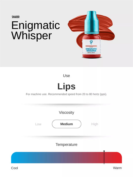 Phi Enigmatic Whisper PMU Lip Shader Pigment 0.34 fl oz (10ml)