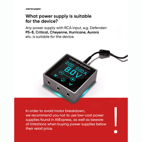 Defenderr Ruby PMU Machine With Adjustable 2.4mm-4.2mm Stroke