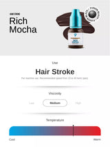 Phi Rich Mocha PMU Hair Stroke Pigment 0.34 fl oz (10ml)