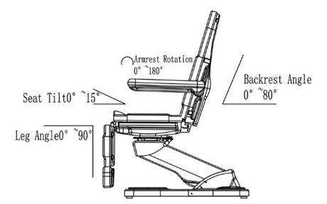 Silhouet-Tone Esthetika Swift 4M Chair/Bed