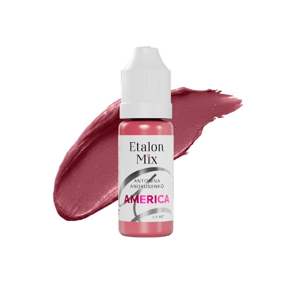 Etalon Mix America lip pigment bottle by Antonina Andrusenko 10ml