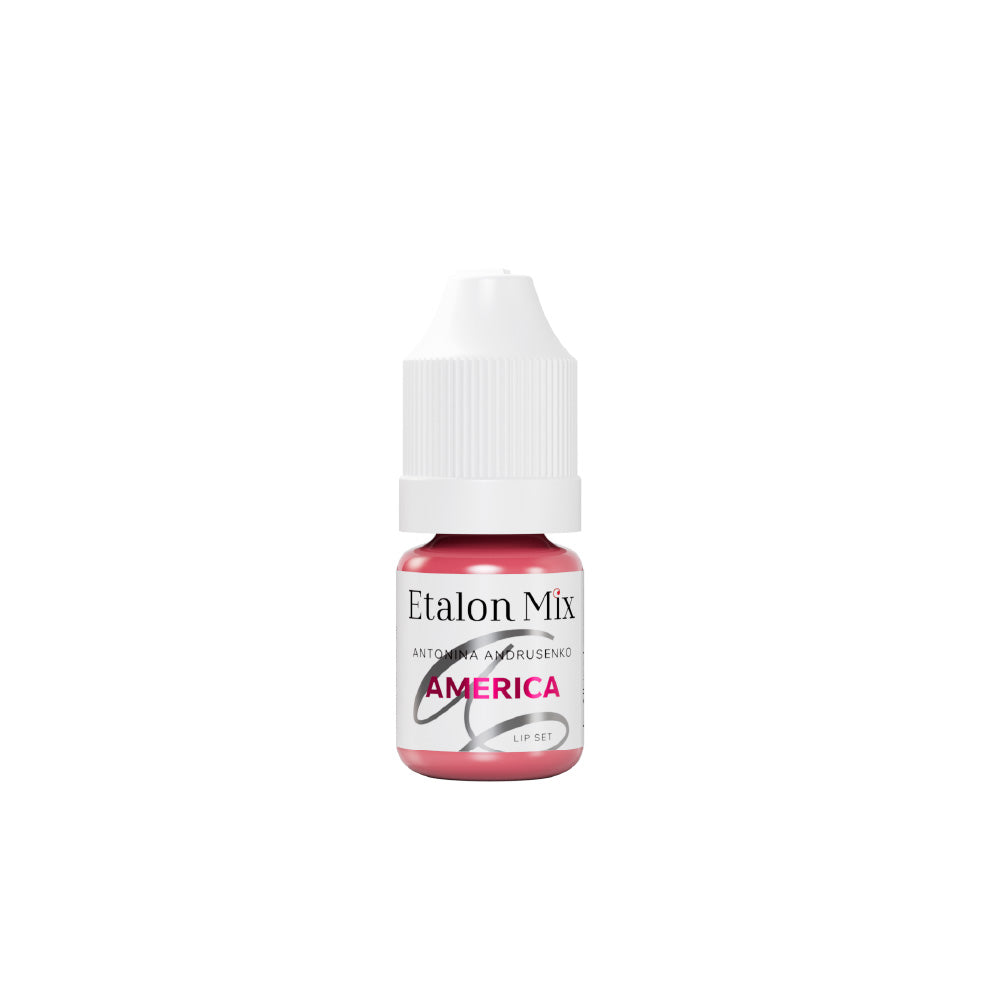 Etalon Mix America lip pigment bottle by Antonina Andrusenko 5ml