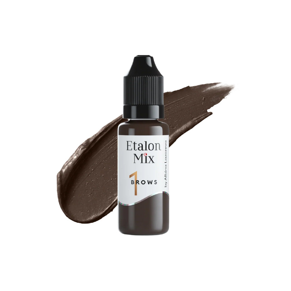 Etalon Mix Hazelnut #1 brow pigment bottle, 15 ml
