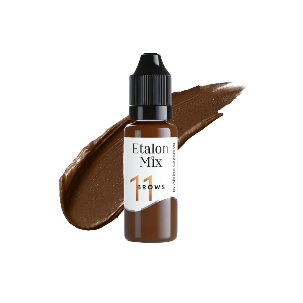 Etalon Mix Espresso #11 brow pigment bottle, 15 ml