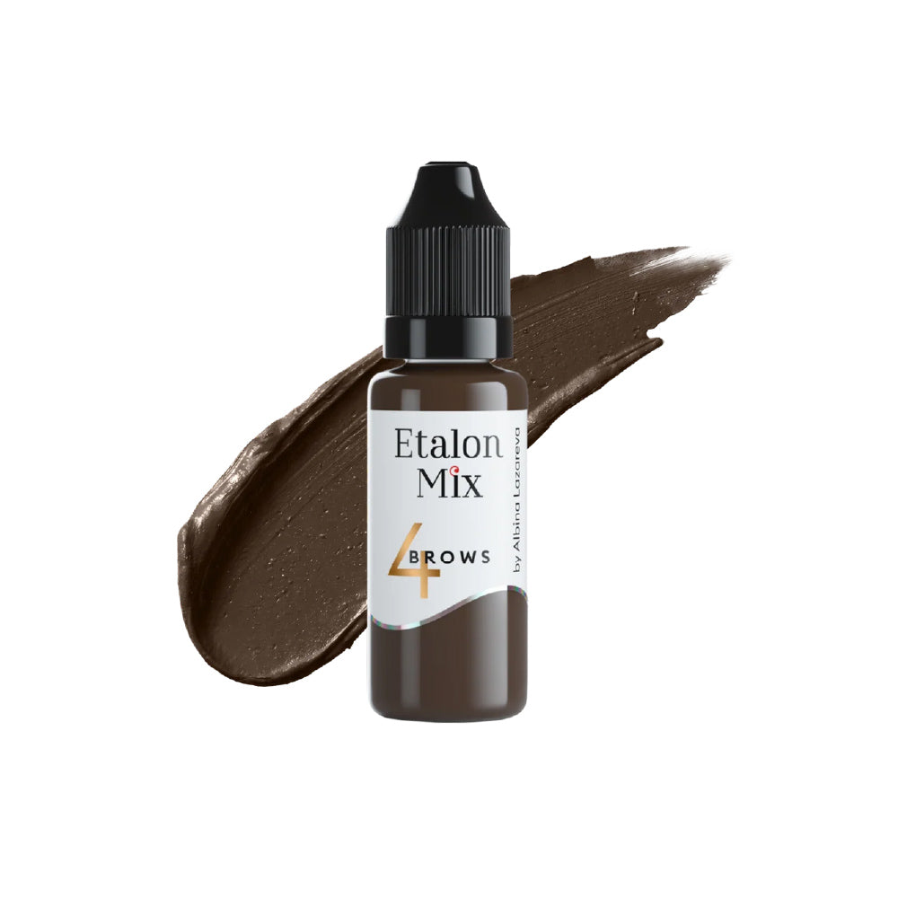 Etalon Mix Light Brown #4 brow pigment bottle, 15 ml