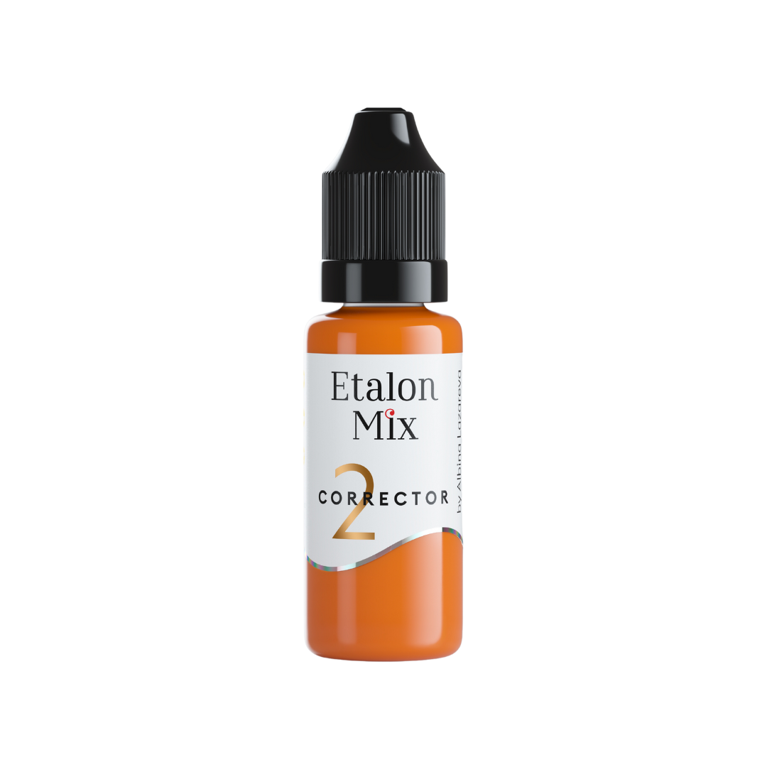 Etalon Mix Orange #2 corrector pigment bottle, 15 ml