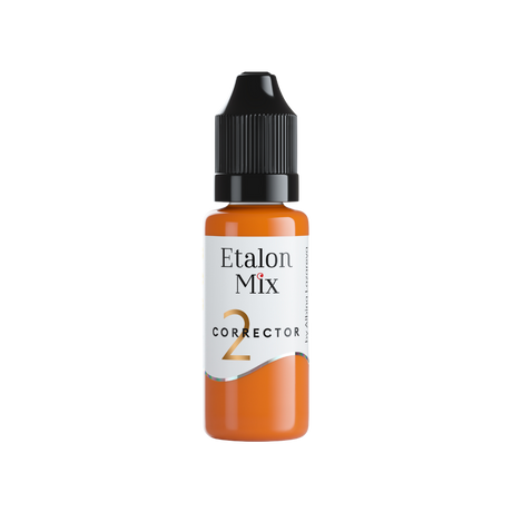 Etalon Mix Orange #2 corrector pigment bottle, 15 ml