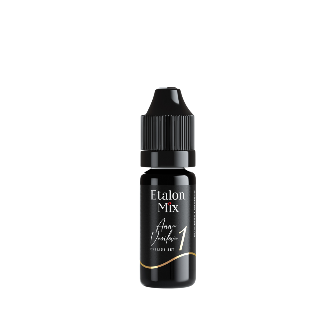 Etalon Mix Midnight #1 eyelid pigment bottle, 10 ml