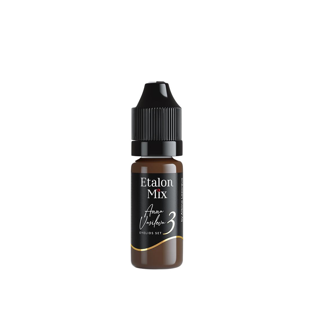 Etalon Mix Amber #3 eyelid pigment bottle, 10 ml
