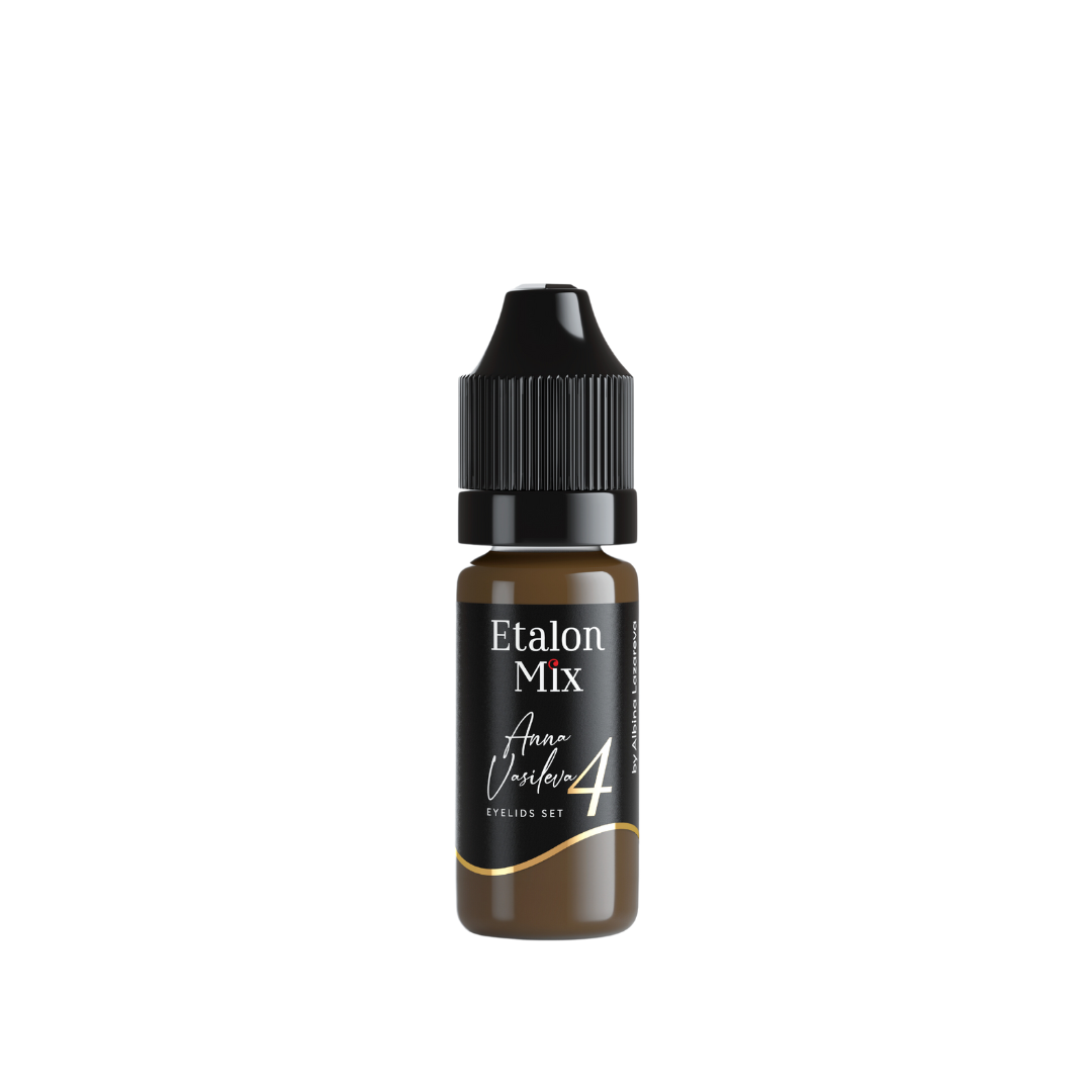 Etalon Mix Gold #4 eyelid pigment bottle, 10 ml