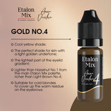 Etalon Mix Eyelid Pigment #4 Gold