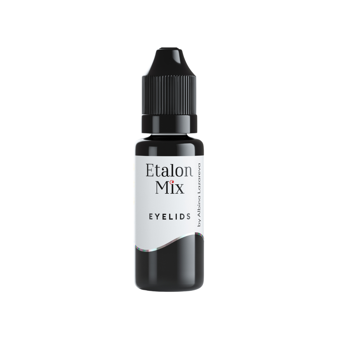 Etalon Mix Black eyelid pigment bottle, 15 ml