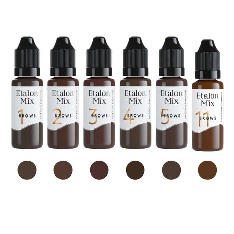 Etalon Mix Hybrid Brow Pigment Set