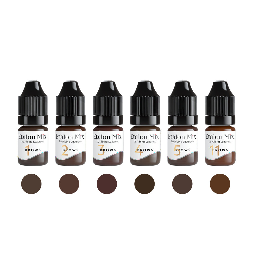 Etalon Mix Hybrid Brow Pigment Set