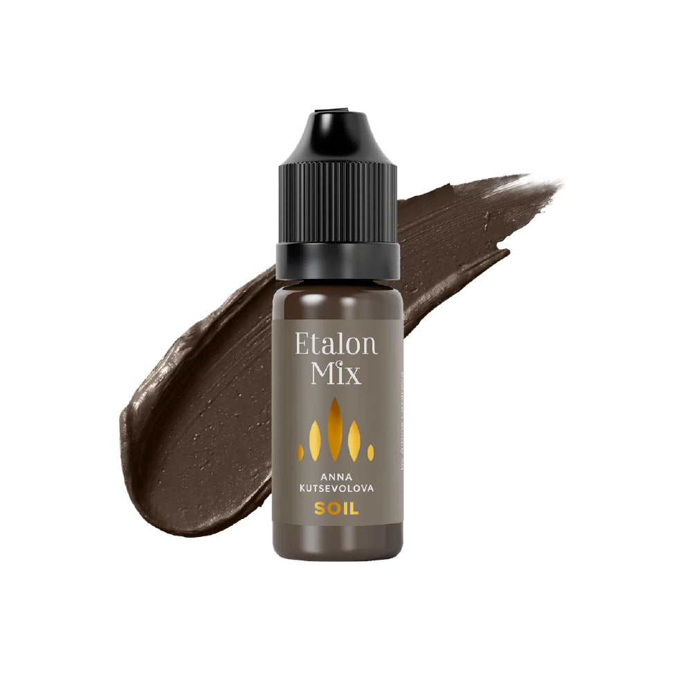 Etalon Mix Soil hyperrealistic brow pigment bottle 10ml