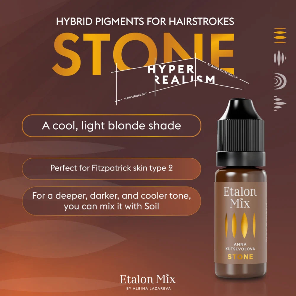 Etalon Mix Hyperrealistic Brow Pigment Stone