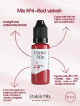 Etalon Mix Lip Pigment #4 Red Velvet