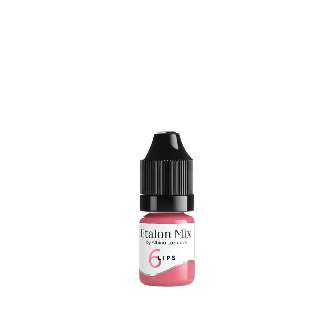 Etalon Mix Dusty Rose #6 lip pigment bottle, 5 ml