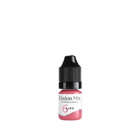 Etalon Mix Dusty Rose #6 lip pigment bottle, 5 ml