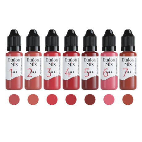 Etalon Mix Main Lip Pigments Set