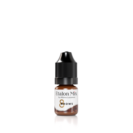 Etalon Mix Tiziano #8 mineral brow pigment bottle, 5 ml