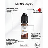 Etalon Mix Mineral Brow Pigment Set
