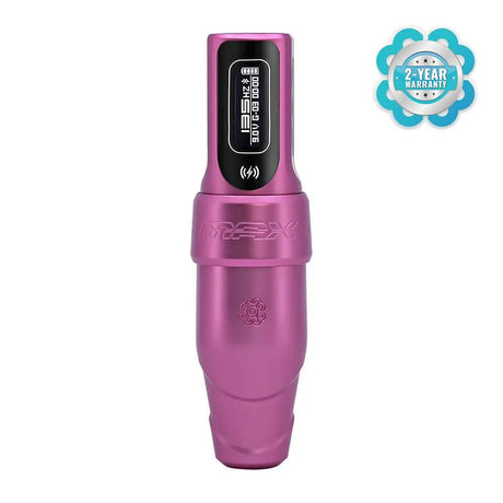 Flux S Max Midnight Purple 3.2 mm Stroke PMU Machine with Auxiliary Battery by Microbeau