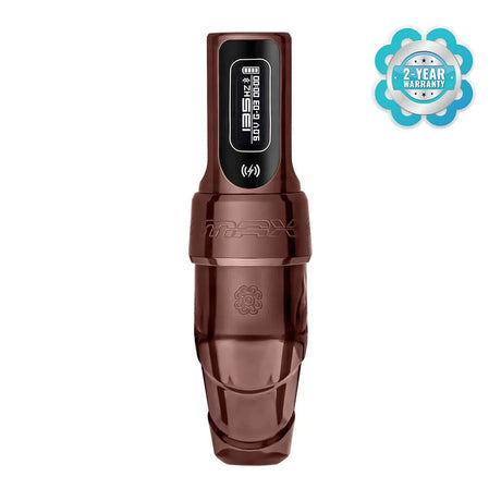 Flux S Max Oudwood Brown 4.5 mm Stroke PMU Machine with Auxiliary Battery by Microbeau