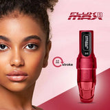 Flux S Max Rouge Red 2.5 mm Stroke PMU Machine by Microbeau