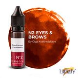 Hanafy Eyes & Brows N2 Lyon Pigment – bottle and color swatch