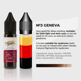 Hanafy Eyes & Brows N3 Geneva Pigment – color composition and shade information