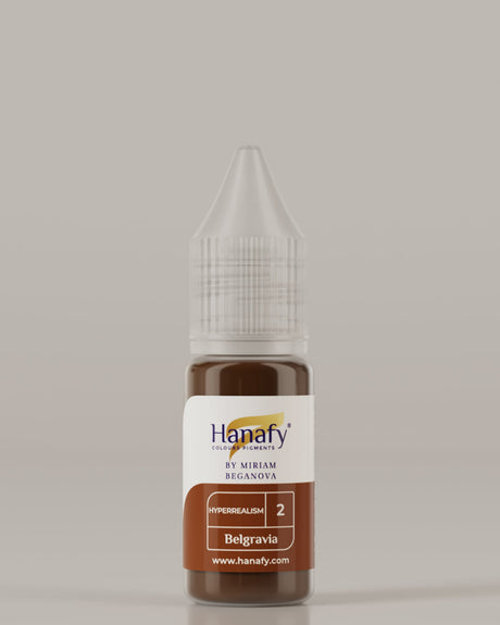 Hanafy HyperRealism N2 Belgravia Brow Pigment, 10 ml bottle