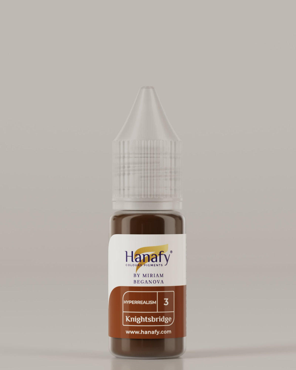Hanafy HyperRealism N3 Knightsbridge Brow Pigment, 10 ml bottle