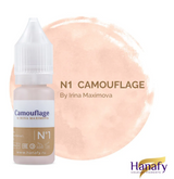 Hanafy N1 Melbourne Camouflage Pigment – bottle and color swatch